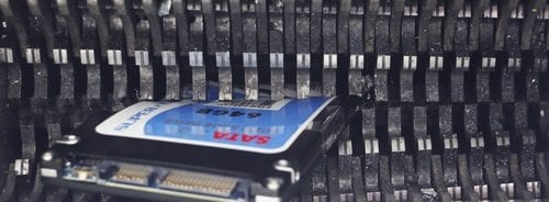 How to destroy a solid state drive